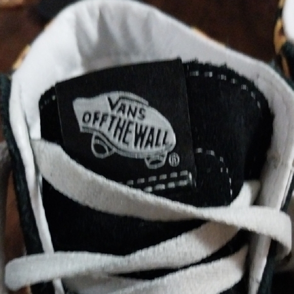Vans Black and White Sunflower High-Tops - Picture 8 of 13